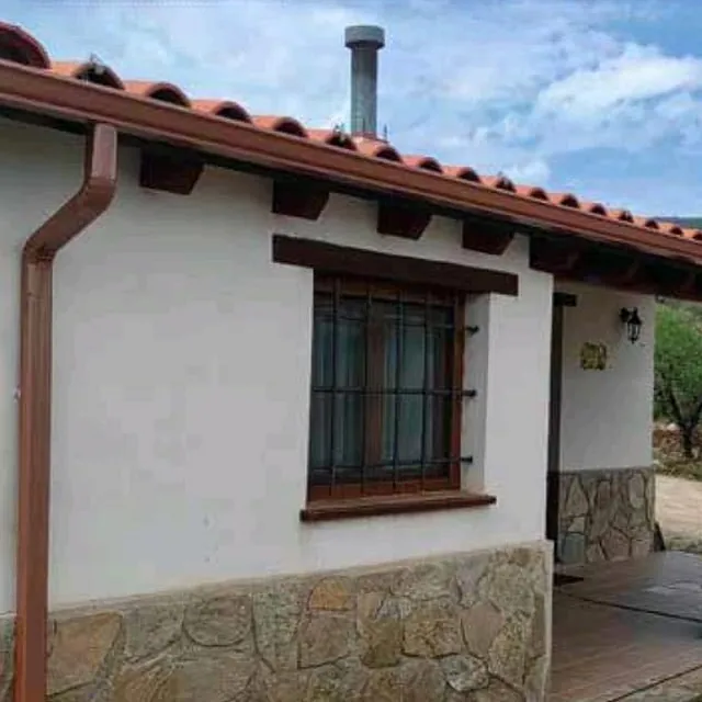 Canalón De Aluminio vivienda con canaleta